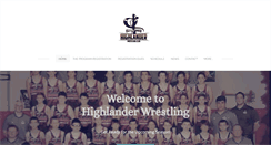 Desktop Screenshot of highlanderwrestlingclub.com